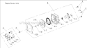 Recoil Starter Assembly Diagram and Parts List for PCV43  Powermate Tiller