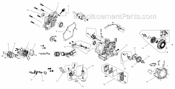 Page A Diagram and Parts List for PM0101207  Powermate Generator