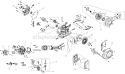 Engine Drawing Diagram and Parts List for PM0103007  Powermate Generator