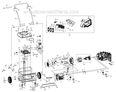 Part Location Diagram of 0L2261 Powermate Wheel