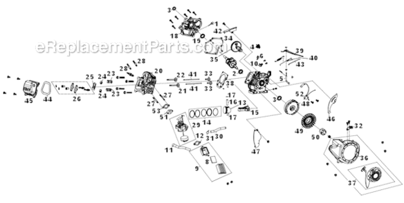 Page B Diagram and Parts List for PM0141200  Powermate Generator