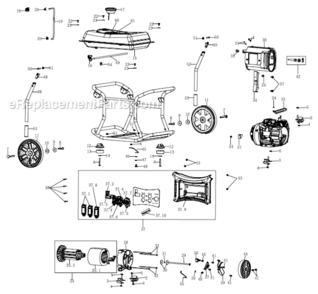 Part Location Diagram of 0070817 Powermate Gauge Fuel
