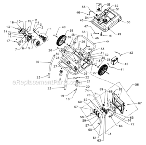 Part Location Diagram of 0070911 Powermate Bracket Battery