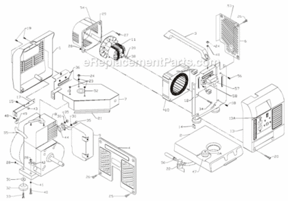 Page A Diagram and Parts List for PM0401852  Powermate Generator