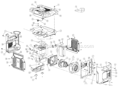 Part Location Diagram of 0062093SRV Powermate Washer Nylon .25 Id