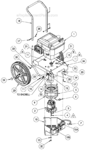 Page A Diagram and Parts List for PM0422507  Powermate Generator