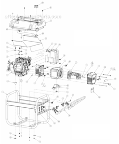Part Location Diagram of 0062568 Powermate Muffler