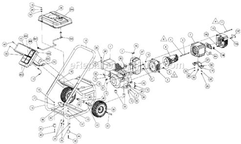 Part Location Diagram of 0056039 Powermate Bracket, Stator