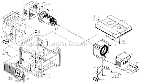 Part Location Diagram of 0055525 Powermate Kit Isol Eng Vib 45 Deg .63 Stud