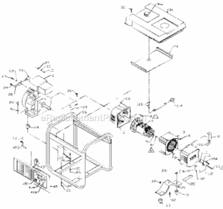 Page A Diagram and Parts List for PM0476504  Powermate Generator