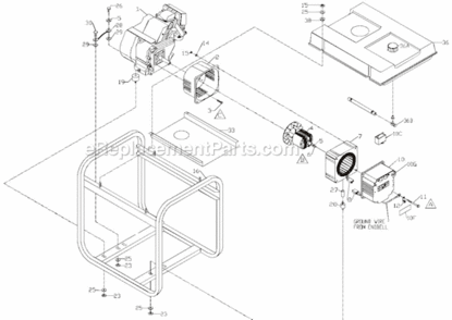 Page A Diagram and Parts List for PM052320217  Powermate Generator