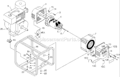 Part Location Diagram of 00510936 Powermate Tolerance Ring