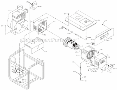 Page A Diagram and Parts List for PM052530017  Powermate Generator