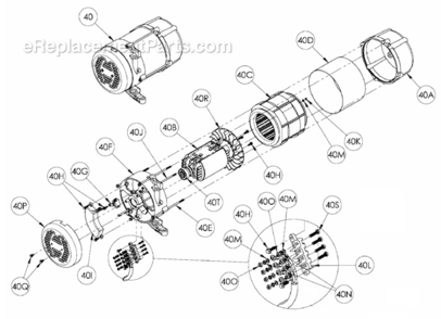 Page B Diagram and Parts List for PM052530302  Powermate Generator