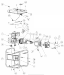 Page A Diagram and Parts List for PM0525750  Powermate Generator
