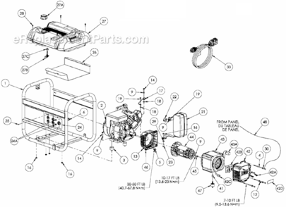 Part Location Diagram of 0050236.01 Powermate Adapter, Engine