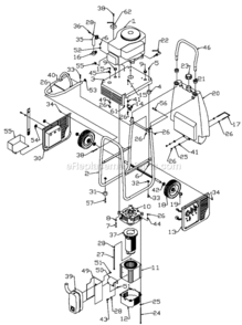 Part Location Diagram of 0056464 Powermate I/C Module