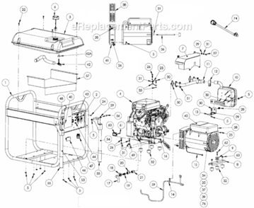Part Location Diagram of 0063133 Powermate Varistor