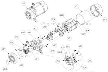 Page C Diagram and Parts List for PM0606750  Powermate Generator