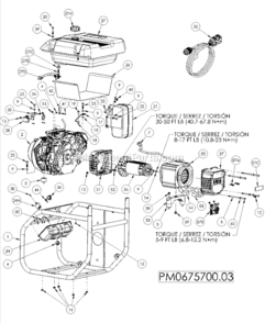 Page A Diagram and Parts List for PM067570003  Powermate Generator