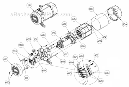 Page B Diagram and Parts List for PM0676800  Powermate Generator