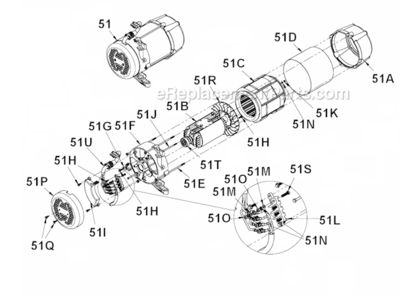 Page B Diagram and Parts List for PMC496750  Powermate Generator