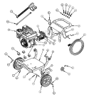 Part Location Diagram of NoteB Powermate Flange Nut M8
