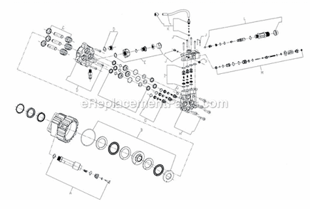 Pump Kits Diagram and Parts List for PW0872402  Powermate Compressor