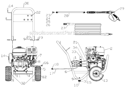 Part Location Diagram of 57704 Powermate Wheel