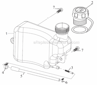 Part Location Diagram of A202482 Powermate Cap, Fuel