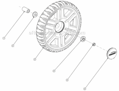 Page G Diagram and Parts List for PWFT14022  Powermate Trimmer