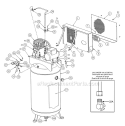 Page A Diagram and Parts List for V6548049  Powermate Compressor