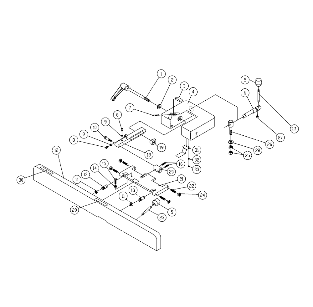 Fig-0 Diagram and Parts List for 1610077K  Powermatic Planer Jointer