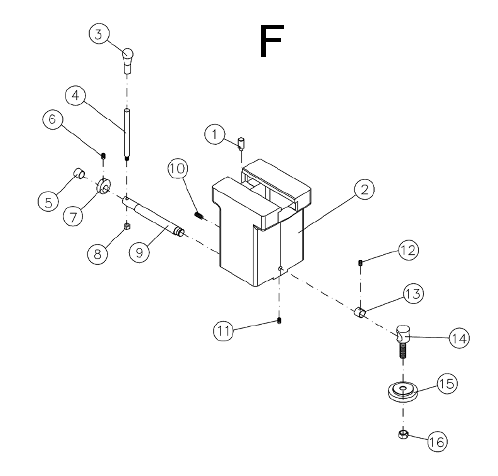 Fig-F Diagram and Parts List for 1794224K  Powermatic Lathe
