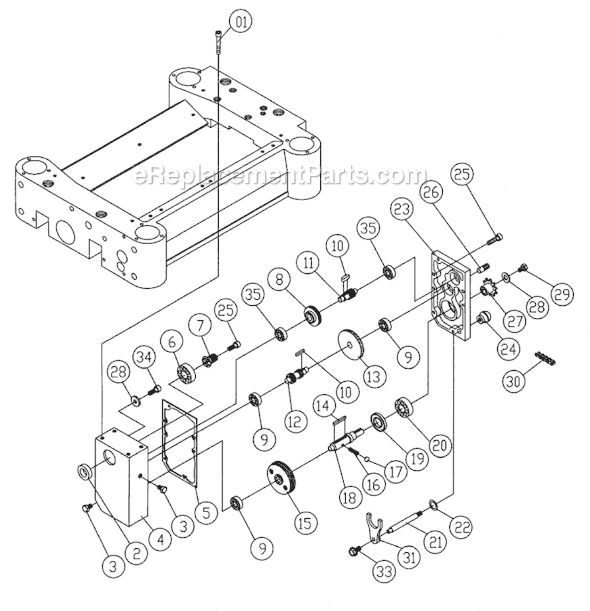 Page D Diagram and Parts List for 15S 1791210 Powermatic Planer Jointer