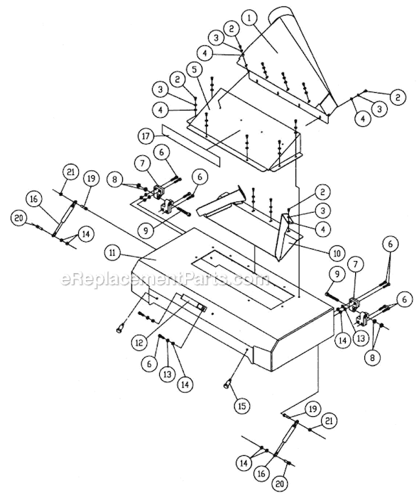 Page E Diagram and Parts List for 201 1791280 Powermatic Planer Jointer