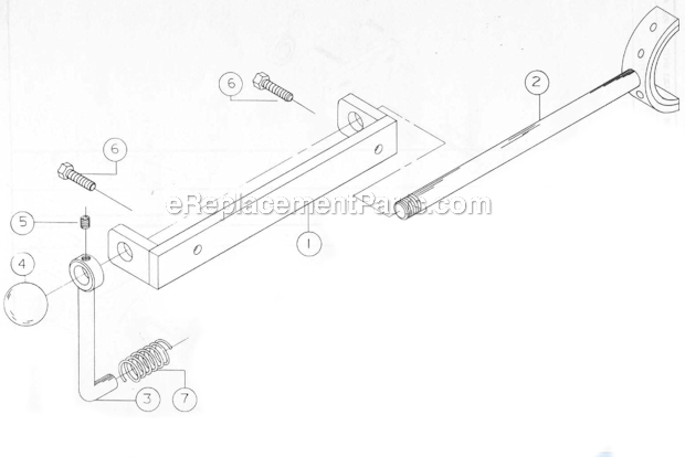 Page G Diagram and Parts List for 225  Powermatic Planer Jointer