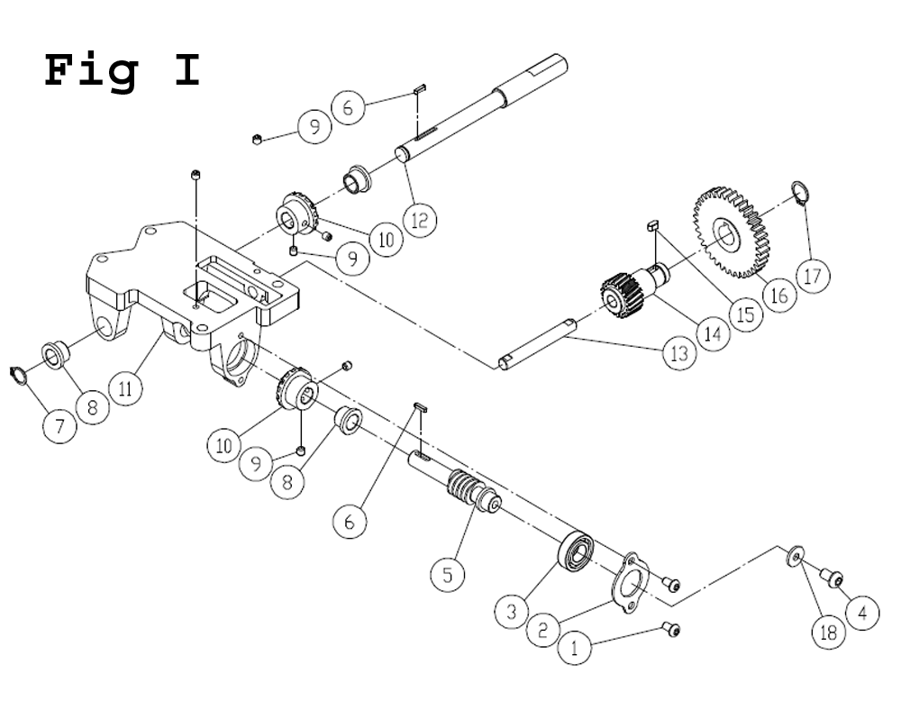 Fig-I Diagram and Parts List for PM1800B 1791800B Powermatic Band Saw