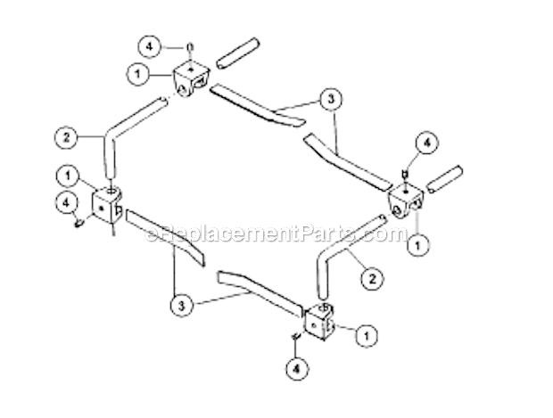 Hold-Downs Diagram and Parts List for 27  Powermatic Shaper