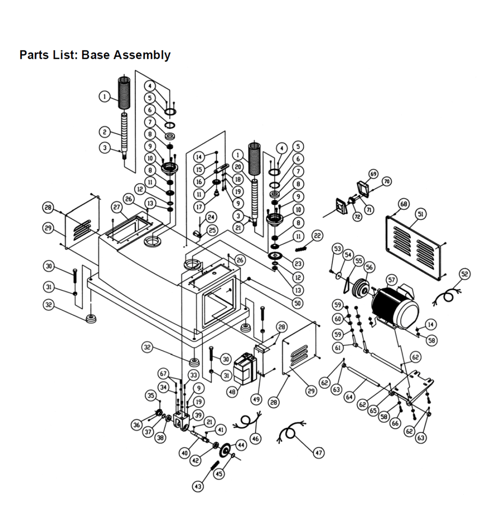 Fig-0 Diagram and Parts List for 1791262  Powermatic Planer Jointer
