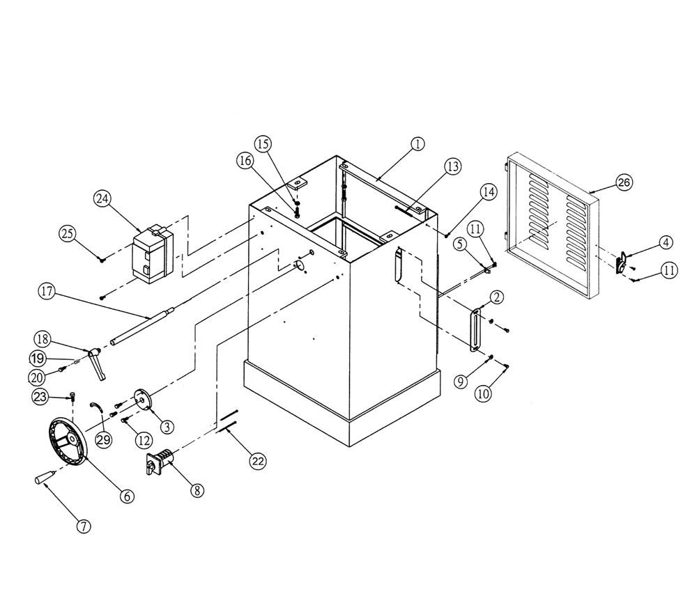 Fig-0 Diagram and Parts List for 1791274  Powermatic Shaper