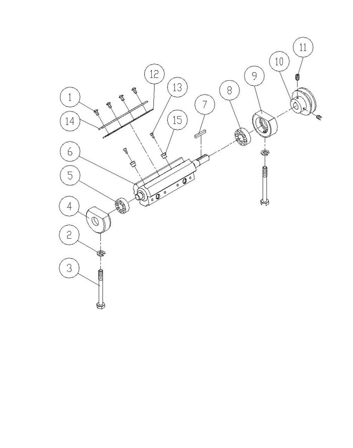 Section 4 Diagram and Parts List for 54A 2042374 Powermatic Planer Jointer