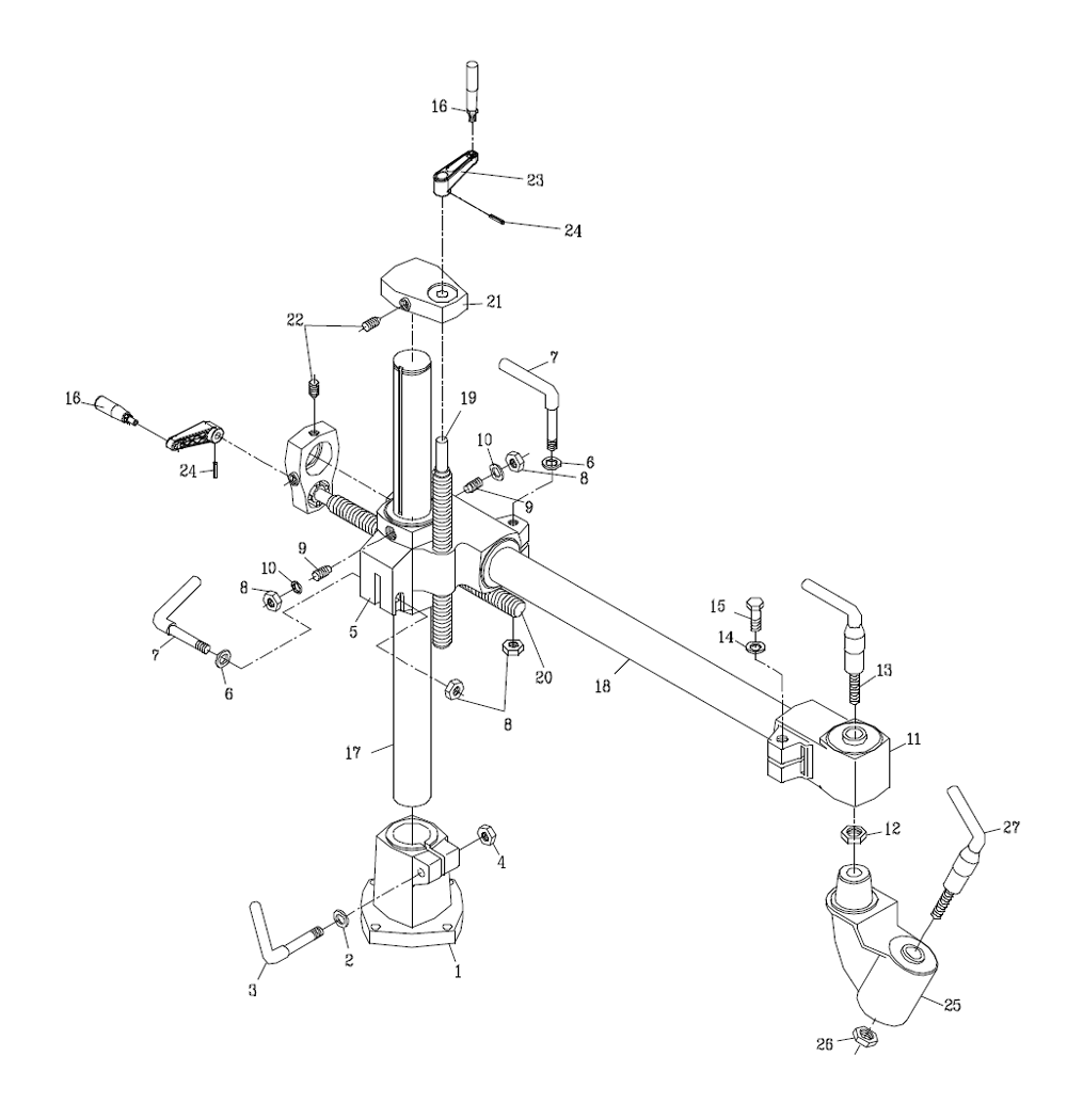 Fig-0 Diagram and Parts List for 1790818  Powermatic Power Feeder