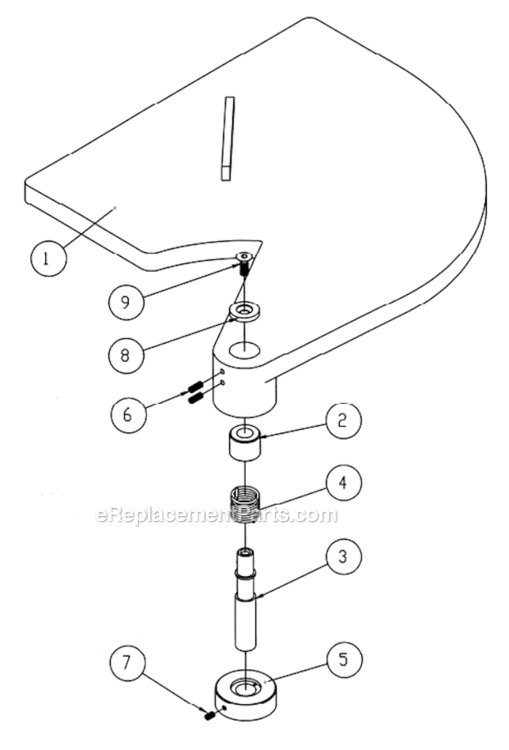 Cutterhead_Guard_Assembly Diagram and Parts List for PJ1696 1791283 Powermatic Planer Jointer