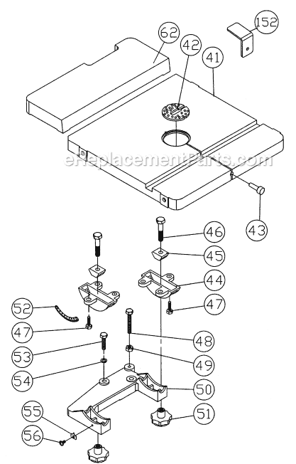Page C Diagram and Parts List for PWBS-14 1791216K Powermatic Band Saw
