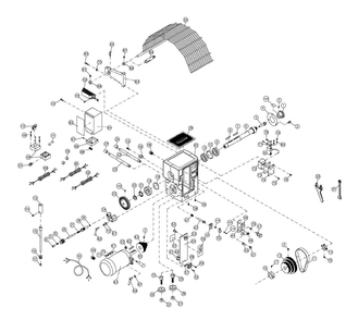 Fig-0 Diagram and Parts List for 1794224K  Powermatic Lathe