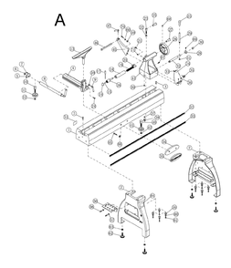 Fig-A Diagram and Parts List for 1794224K  Powermatic Lathe
