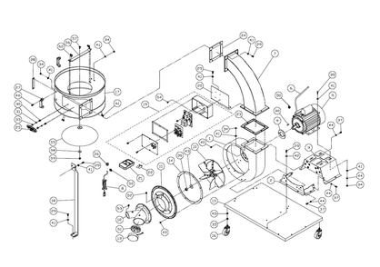 Part Location Diagram of 149610 Powermatic Socket Head Cap Screw
