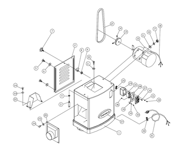 Fig-0 Diagram and Parts List for 1791317K  Powermatic Planer Jointer