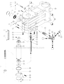 Head Assembly Diagram and Parts List for 1200 20Inch. Powermatic Drill Press